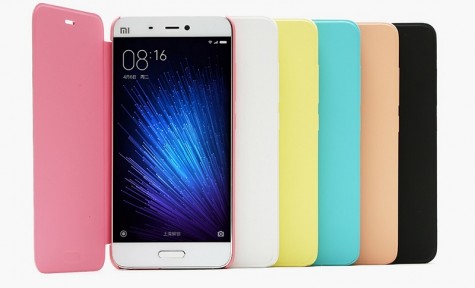 Чехол книжка Xiaomi Case for Mi5 Blue 1160800014